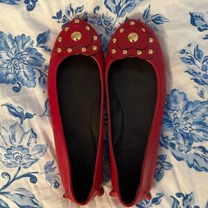 Beautiful red tory Burch flats